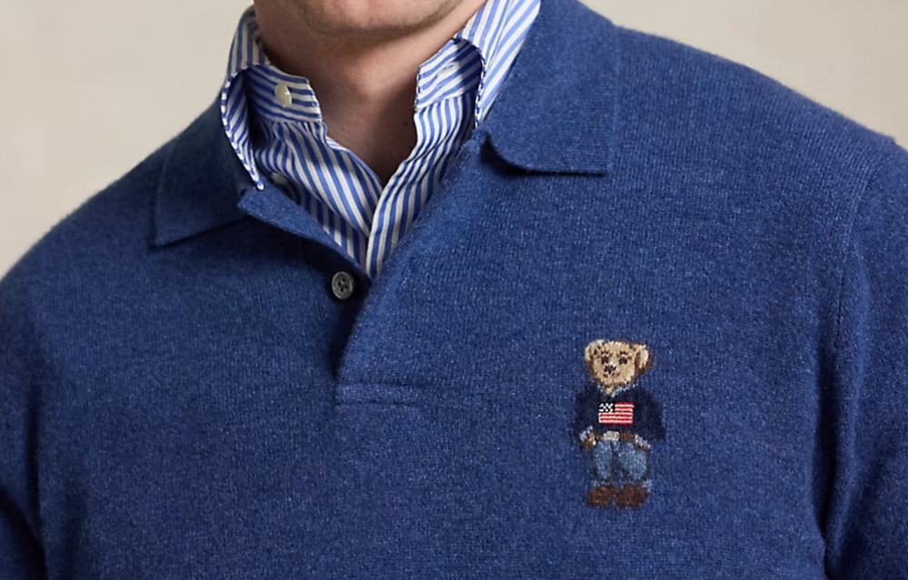 6998 - Polo Ralph Lauren Polo Bear 100% Cashmere Sweater - Unisex Size M - NWT